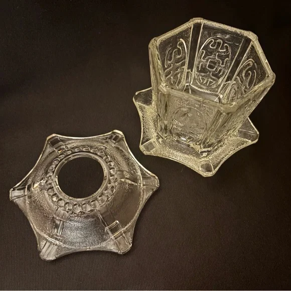 Vintage Asian Pagota Style Fairy Lamp Candle Holder - Picture 2 of 10